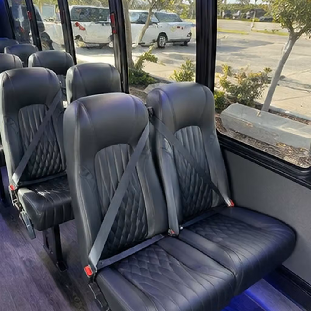 25 passenger minibus interior
