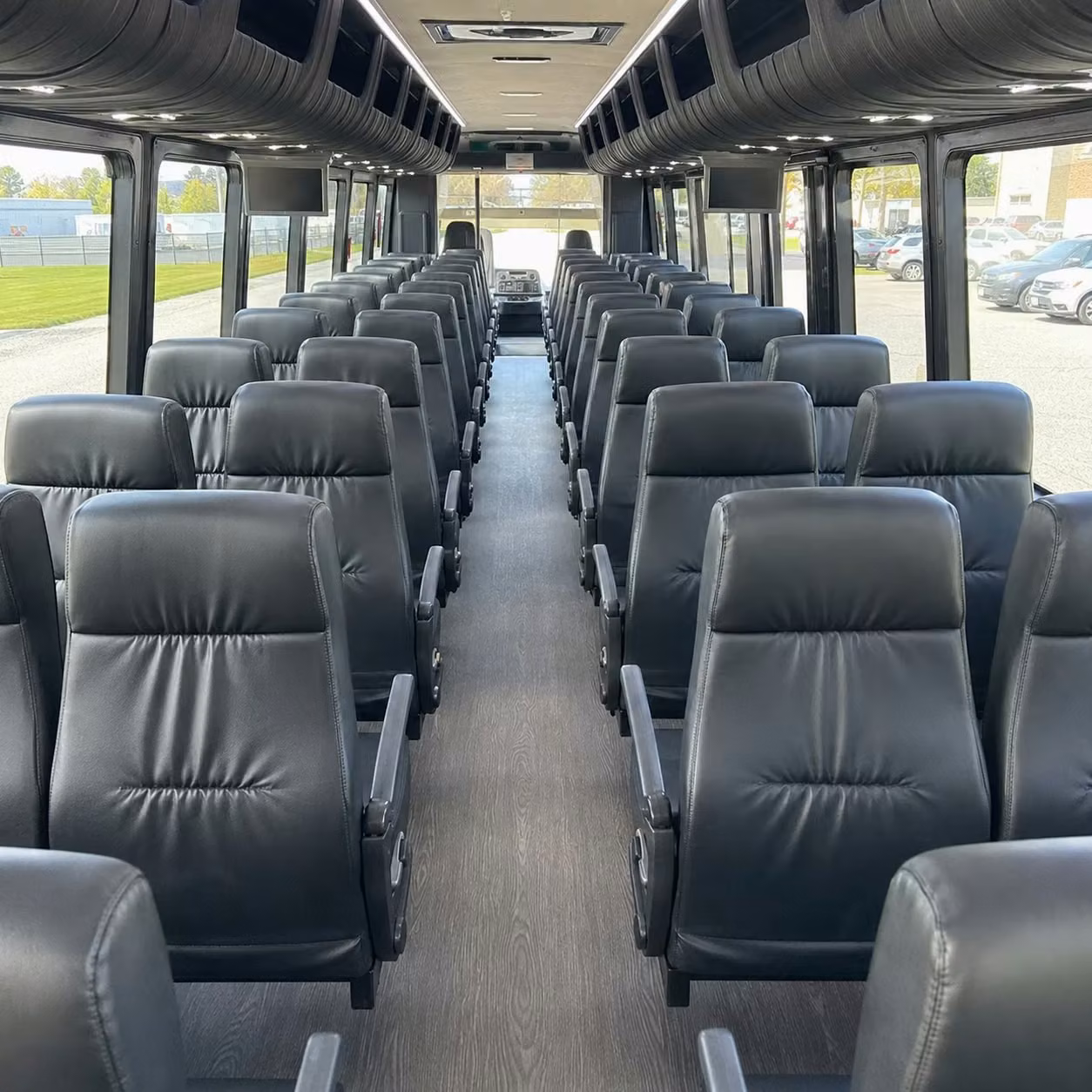 28 passenger minibus interior