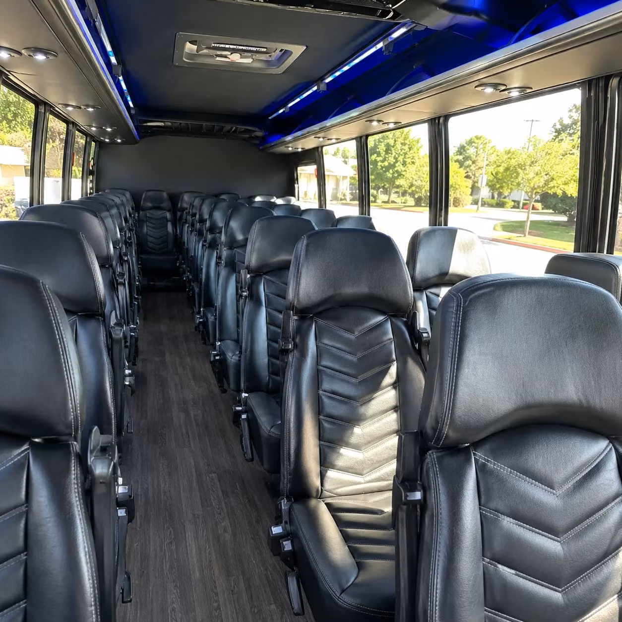 30 passenger minibus interior