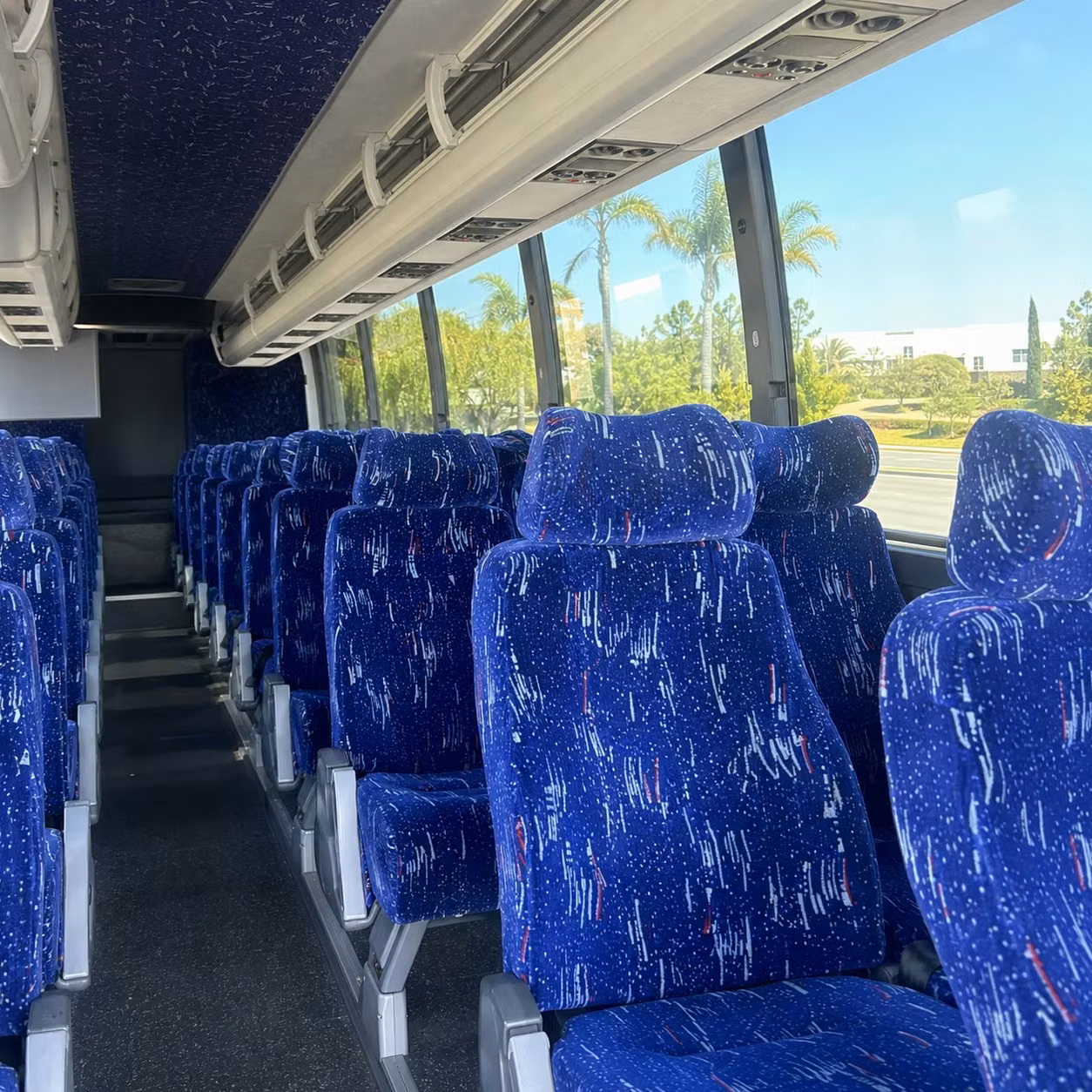 irvine charter bus interior
