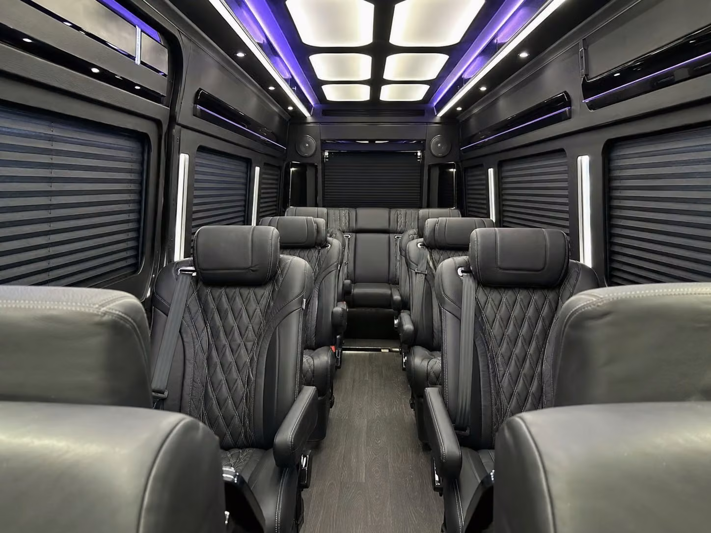 sprinter van with driver inside