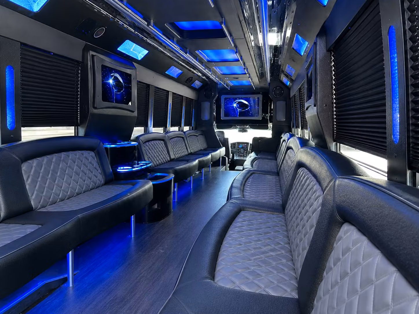 use a party bus for pregame and post show celebrations on the way to and from the venue